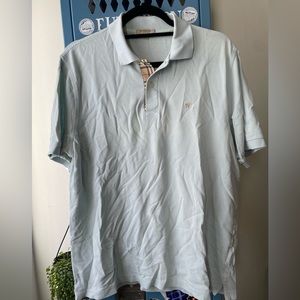 MENS BURBERRY POLO SHIRT - LIGHT BLUE 🫐